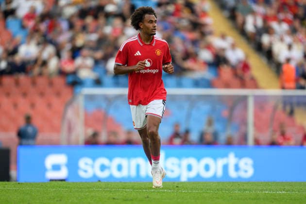 260808 Manchester Uniteds Joshua Zirkzee during the friendly match between Manchester United, ManU and Paris Saint-Germain August 8 2026 in Gothenburg. *** August 8, 2026: Manchester United s Joshua Zirkzee during the friendly match between Manchester United and Paris Saint-Germain in Gothenburg  Copyright: FREDRIKxAREMYR BB260808FA050