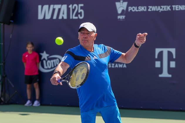WARSZAWA 08.08.2026 TURNIEJ WTA, Tennis Damen 125 WARSAW T-MOBILE POLISH OPEN - MECZ POKAZOWY GWIAZD--- TENNIS TOURNAMENT WTA 125 WARSAW T-MOBILE POLISH OPEN - SHOW CELEBRITY GAME KAROL STRASBURGER FOT. ANNA KLEPACZKO FOTOPYK NEWSPIX.PL --- newspix.pl 