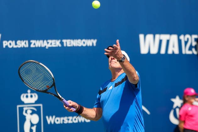 WARSZAWA 08.08.2026 TURNIEJ WTA, Tennis Damen 125 WARSAW T-MOBILE POLISH OPEN - MECZ POKAZOWY GWIAZD--- TENNIS TOURNAMENT WTA 125 WARSAW T-MOBILE POLISH OPEN - SHOW CELEBRITY GAME KAROL STRASBURGER FOT. ANNA KLEPACZKO FOTOPYK NEWSPIX.PL --- newspix.pl 