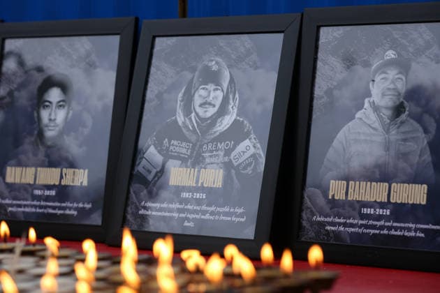Tribute Continues To Pour For Broad Peak Avalanche Killed Climbers In Nepal People attend a light vigil paying tribute to climbers who died in the Broad Peak avalanche, in Kathmandu, Nepal, on August 8, 2026. A Tribute Run 5K was held to honor the climbers who perished in the avalanche that struck the world s 12th highest peak at the end of July. Runners held a vigil lighting butter lamps in front of portraits of the climbers upon reaching the Bouddhanath Stupa, the finish line of the event. Portraits of British-Nepali climber Nirmal Purja, Nima Sherpa, Nawang Thindu Sherpa, Pur Bahadur Gurung, Kili Pemba Sherpa and Gyalu Sherpa were displayed facing the UNESCO World Heritage Site Bouddhanath Stupa. Rescuers retrieved four of the bodies of the climbers on August 2, 2026. A total of 7 bodies have been recovered from the peak, with three still on the slopes of one of the technical peaks. The body of one Nepali climber has yet to be retrieved, while three other bodies have been brought to Skardu in Gilgit Baltistan, where procedures are being completed for their return home. KATHMANDU Bagmati Nepal  Copyright: xSubaasxShresthax originalFilename:shrestha-tributec260808_npdLf.jpg