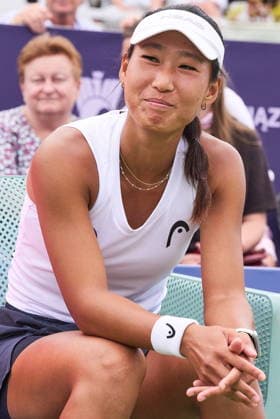 Warszawa 08.08.2026. Tennis. WTA, Tennis Damen 125 Warsaw T-Mobile Polish Open, single final, Warsaw, Poland --- Tenis. Turniej WTA 125 Warsaw T-Mobile Polish Open, final singla kobiet, Warszawa Persons shown : Caroline Young Suh Lee (USA) Fot. Dominika Chmura Arena Akcji NEWSPIX.PL --- newspix.pl 