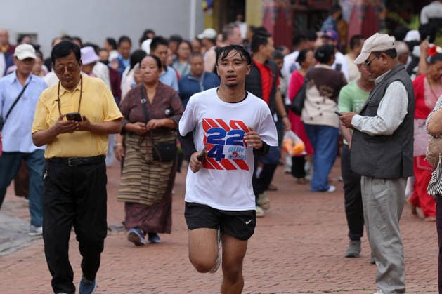 Tribute Continues To Pour For Broad Peak Avalanche Killed Climbers In Nepal A participant takes part in the Tribute Run 5K marathon paying tribute to the fallen climbers of the Broad Peak avalanche, Kathmandu, Nepal, on August 8, 2026. Tributes have continued for the Nepali climbers who died in the Broad Peak avalanche. The Tribute Run 5K paid tribute to the climbers who perished in the avalanche that struck the world s 12th highest peak at the end of July. The runners, upon reaching the Bouddhanath Stupa, the finish line of the marathon, held a vigil lighting butter lamps in front of photos of the climbers. Portraits of British-Nepali climber Nirmal Purja, Nima Sherpa, Nawang Thindu Sherpa, Pur Bahadur Gurung, Kili Pemba Sherpa and Gyalu Sherpa were kept facing the UNESCO World Heritage Site Bouddhanath Stupa during the vigil. Rescuers retrieved four of the bodies of the climbers on August 2, 2026. A total of 7 bodies has been recovered from the peak with three still on the slopes of one of the technical peaks. The body of one Nepali climber is yet to be retrieved while three other bodies have been brought to Skardu in Gilgit Baltistan where procedures are being completed for their retrieval back home. KATHMANDU Bagmati Nepal  Copyright: xSubaasxShresthax originalFilename:shrestha-tributec260808_npASO.jpg