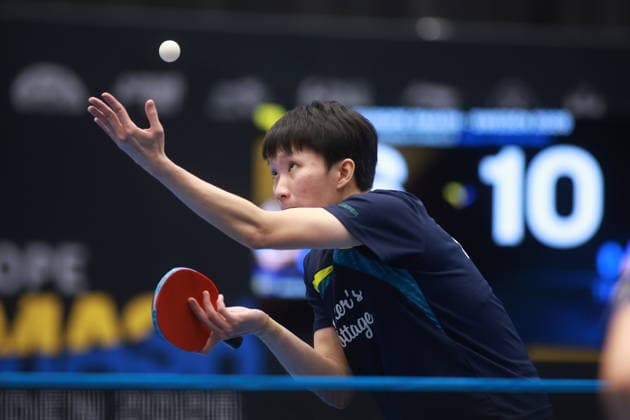 2026 WTT Europe Smash - Sweden - Qualifications Day 1 Tee Ai Xin of Malaysia plays against Angelina Bebawy of Sweden during the Women s Singles Qualifying Round 1 at the 2026 Europe Smash in Malmo, Sweden, on August 8, 2026. Malmo Sweden  Copyright: xRemyxGrosx originalFilename:gros-europesm260808_npszL.jpg