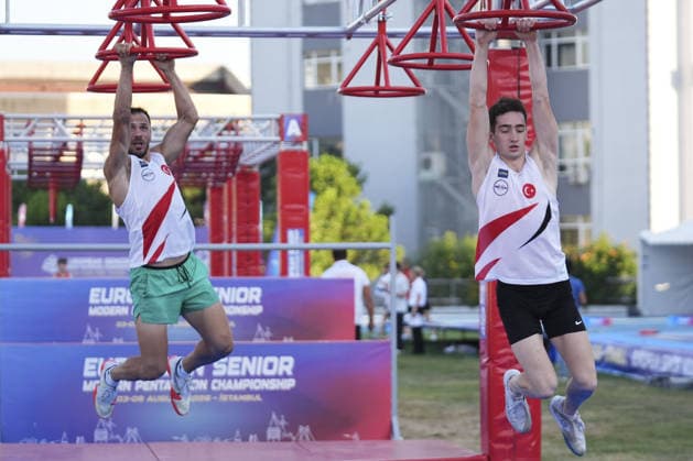 2026 European Modern pentathlon, moderner Fünfkampf Championships in Istanbul ISTANBUL, TURKIYE - AUGUST 8: Athletes compete during the 2026 European Senior Modern Pentathlon Championships hosted at the Burhan Felek Sports Complex in Istanbul, Turkiye, on August 8, 2026. Bunyamin Celik Anadolu Istanbul Turkey. Editorial use only. Please get in touch for any other usage.  Copyright: x2026xAnadoluxBunyaminxCelikx