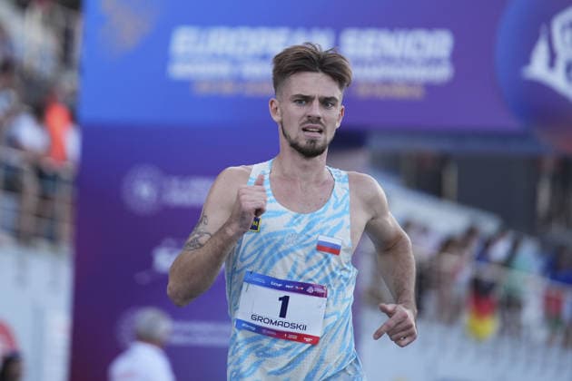 2026 European Modern pentathlon, moderner Fünfkampf Championships in Istanbul ISTANBUL, TURKIYE - AUGUST 8: Russian athlete Egor Gromadskii competes during the men s final of the 2026 European Modern Pentathlon Championships held at the Burhan Felek Sports Complex in Istanbul, Turkiye, on August 8, 2026. Bunyamin Celik Anadolu Istanbul Turkey. Editorial use only. Please get in touch for any other usage.  Copyright: x2026xAnadoluxBunyaminxCelikx