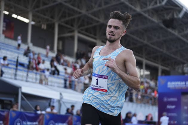 2026 European Modern pentathlon, moderner Fünfkampf Championships in Istanbul ISTANBUL, TURKIYE - AUGUST 8: Russian athlete Egor Gromadskii competes during the men s final of the 2026 European Modern Pentathlon Championships held at the Burhan Felek Sports Complex in Istanbul, Turkiye, on August 8, 2026. Bunyamin Celik Anadolu Istanbul Turkey. Editorial use only. Please get in touch for any other usage.  Copyright: x2026xAnadoluxBunyaminxCelikx