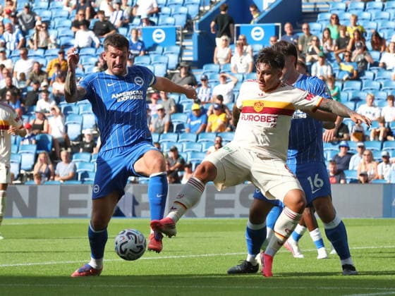 IPA87327587 - August 8, 2026: Brighton vs. AS Roma (Friendly). Sports; Soccer; & xD;Pictured: Castro& xD; (Photo by Gino Mancini)  Copyright: xGinoxMancini IPAxSportx xx 87327587