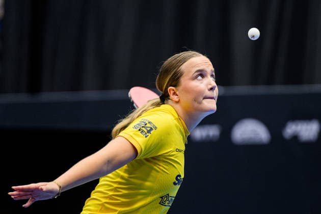 260808 Alice Nilsson of Sweden during a qualifications Table tennis, Tischtennis match at the WTT Europe Smash on August 8, 2026 in Malmö. Photo: Mathilda Schuler BILDBYRAN kod MA MA1012 bordtennis table tennis pingis wtt grand smash bbeng sweden sverige *** 260808 Alice Nilsson of Sweden during a table tennis qualifying match at the WTT Europe Smash on August 8, 2026, in Malmö. Photo by Mathilda Schuler, BILDBYRAN, code MA MA1012: table tennis, pingis, WTT Grand Smash, BBENG, Sweden  Copyright: MATHILDAxSCHULER BB260808MA051