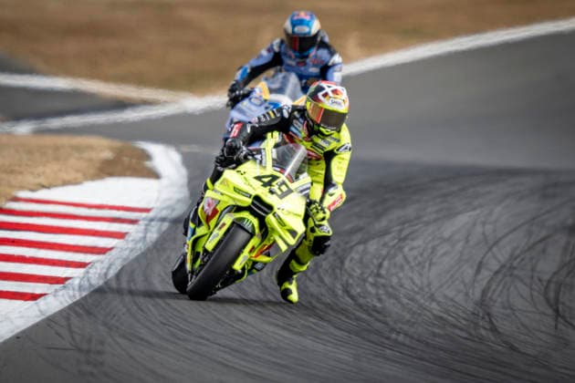 RECORD DATE NOT STATED 8th August 2026; Silverstone Circuit, Northamptonshire, England; 2026 MotoGP Grand Prix of Great Britain, Qualifying Day; Fabio Di Giannantonio of the Pertamina Enduro VR46 Racing Team during the Tissot sprint race GodfreyxPitt