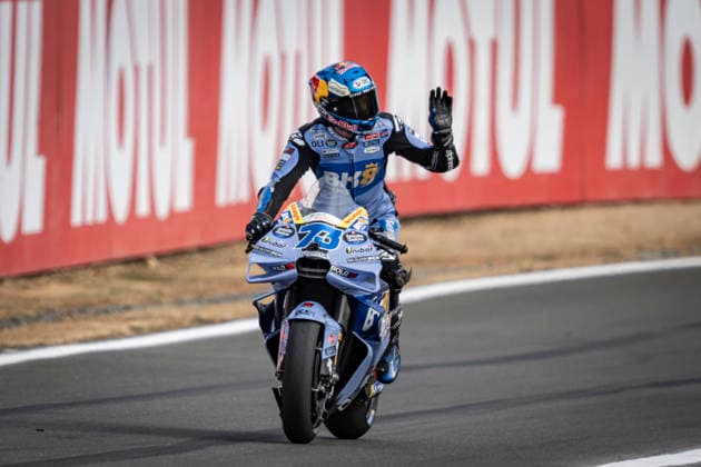 RECORD DATE NOT STATED 8th August 2026; Silverstone Circuit, Northamptonshire, England; 2026 MotoGP Grand Prix of Great Britain, Qualifying Day; Alex Marquez of the BK8 Gresini Racing Team GodfreyxPitt