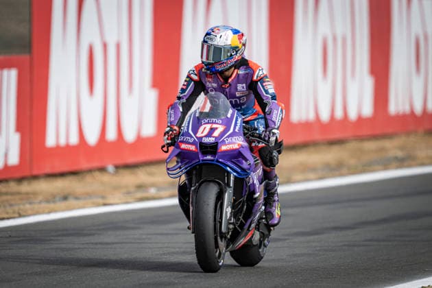 RECORD DATE NOT STATED 8th August 2026; Silverstone Circuit, Northamptonshire, England; 2026 MotoGP Grand Prix of Great Britain, Qualifying Day; Toprak Razgatlioglu of the Prima Pramac Yamaha Team GodfreyxPitt