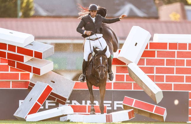 2026 Dublin Horse Show, RDS, Dublin 8 8 2026 Defender Puissance (International Comp 12) Derek McCoppin of Ireland onboard Explosief s Legacy Derek McCoppin 8 8 2026  Copyright: xx RDR_6835