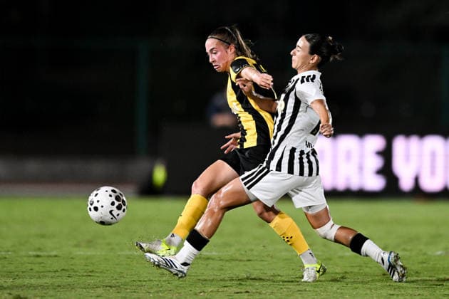 260808 Vilma Koivisto of Hammarby and Julia Bartel of Juventus during the Women s Champions League qualifying match between Juventus and Hammarby on August 8, 2026 in Turin. Photo: Daniele Buffa BILDBYRAN COP 18 XY0123 fotboll football soccer fotball uefa womens champions league juventus hammarby dam bbeng *** August 8, 2008: Vilma Koivisto of Hammarby and Julia Bartel of Juventus during the Women’s Champions League qualifying match between Juventus and Hammarby on August 8, 2026 in Turin. Photo by Daniele Buffa, BILDBYRAN COP 18 XY0123 soccer football UEFA Women s Champions League Juventus Hammarby women s soccer  Copyright: DANIELExBUFFA BB260808BB522
