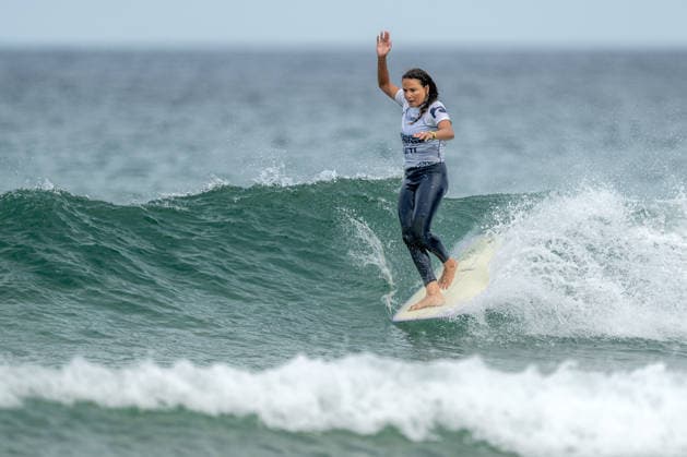 Surfing, Boardmasters 2026, World Surf League Alice Lemoigne (France) Winner of the LQS1000 Longboard Pro Finals at the Boardmasters 2026 surfing championships at Fistral Beach, Newquay, UK on 8 August 2026. Newquay Fistral Beach Hampshire UK Editorial use only , Copyright: xStevexBaileyx PSI-24643-0433