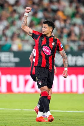 August 8, 2026, Sevilla, Sevilla, Spain: Evamilson of AFC Bournemouth celebrates a goal during the friendly match football match played between Real Betis and AFC Bournemouth at La Cartuja stadium on August 8, 2026, in Sevilla, Spain. Real Betis V AFC Bournemouth - Friendly Match  - ZUMAa181 20260808_zaa_a181_078 Copyright: xJoaquinxCorcherox