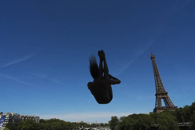 MenÕs High Diving, at the European Aquatics Championships Paris 2026, Paris, August 08, 2026 .  Copyright: xGianxMattiaxD Alberto LaPressex
