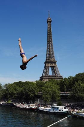 MenÕs High Diving, at the European Aquatics Championships Paris 2026, Paris, August 08, 2026 .  Copyright: xGianxMattiaxD Alberto LaPressex