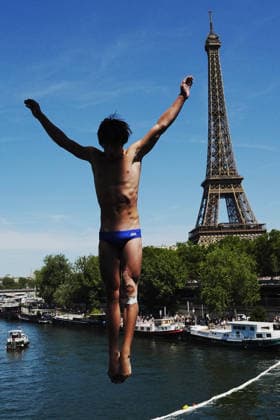 MenÕs High Diving, at the European Aquatics Championships Paris 2026, Paris, August 08, 2026 .  Copyright: xGianxMattiaxD Alberto LaPressex