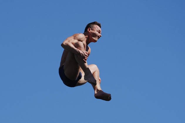 MenÕs High Diving, Andrea BARNABA from Italy at the European Aquatics Championships Paris 2026, Paris, August 08, 2026 .  Copyright: xGianxMattiaxD Alberto LaPressex