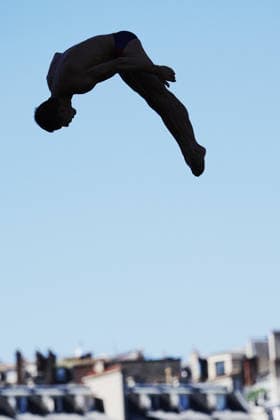 MenÕs High Diving, at the European Aquatics Championships Paris 2026, Paris, August 08, 2026 .  Copyright: xGianxMattiaxD Alberto LaPressex
