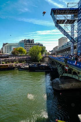 WomenÕs High Diving, from Italy at the European Aquatics Championships Paris 2026, Paris, August 08, 2026 .  Copyright: xGianxMattiaxD Alberto LaPressex
