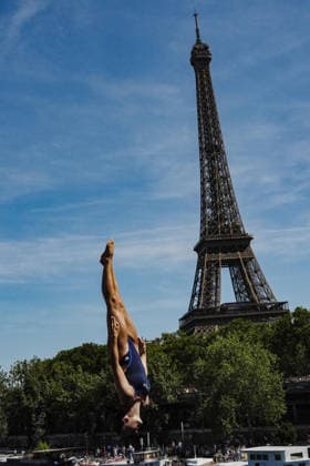 WomenÕs High Diving, Elisa COSETTI from Italy at the European Aquatics Championships Paris 2026, Paris, August 08, 2026 .  Copyright: xGianxMattiaxD Alberto LaPressex