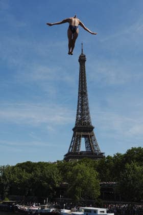 WomenÕs High Diving, from Italy at the European Aquatics Championships Paris 2026, Paris, August 08, 2026 .  Copyright: xGianxMattiaxD Alberto LaPressex