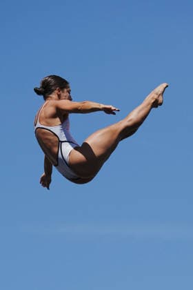 WomenÕs High Diving, Morgane HERCULANO from Switzerland at the European Aquatics Championships Paris 2026, Paris, August 08, 2026 .  Copyright: xGianxMattiaxD Alberto LaPressex