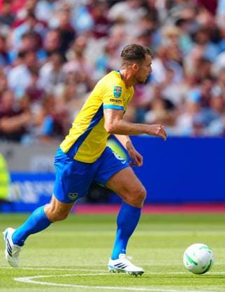 Conor Shaughnessy of Portsmouth West Ham United v Portsmouth, EFL Carabao Cup, First Round, Football, London Stadium, London, UK - 08 Aug 2026London London Stadium United Kingdom EDITORIAL USE ONLY No use with unauthorised audio, video, data, fixture lists, club league logos or live services. Online in-match use limited to 120 images, no video emulation. No use in betting, games or single club league player publications.  Copyright: xJavierxGarcia Shutterstockx 17051072gn