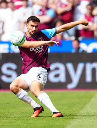 Max Kilman of West Ham United West Ham United v Portsmouth, EFL Carabao Cup, First Round, Football, London Stadium, London, UK - 08 Aug 2026London London Stadium United Kingdom EDITORIAL USE ONLY No use with unauthorised audio, video, data, fixture lists, club league logos or live services. Online in-match use limited to 120 images, no video emulation. No use in betting, games or single club league player publications.  Copyright: xJavierxGarcia Shutterstockx 17051072gz