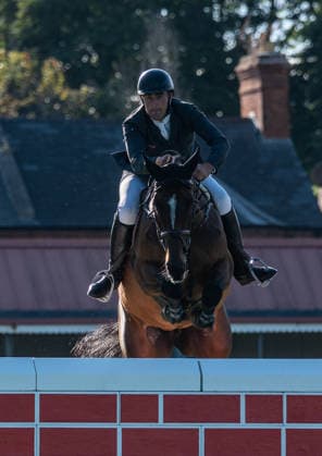 2026 Dublin Horse Show, RDS, Dublin 8 8 2026 Derek McCoppin of Ireland onboard Explosief s Legacy Derek McCoppin 8 8 2026  Copyright: xx HS-42
