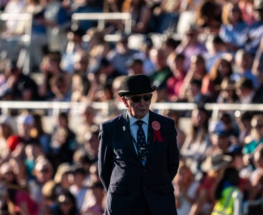 2026 Dublin Horse Show, RDS, Dublin 8 8 2026 A Steward watches over the action A Steward watches over the action 8 8 2026  Copyright: xx HS-66