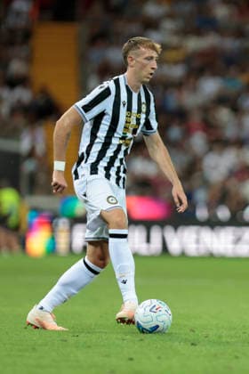 August 8, 2026, Udine, Italy, Italy: UDINESE S NICOLo™ BERTOLA during the FVG Cup match between Udinese Calcio vs Nottingham Forest Football Club at the Bluenergy Stadium in Udine, Italy, 08 August 2026. Udine Italy - ZUMAr199 20260808_zsp_r199_098 Copyright: xMattiaxRadonix
