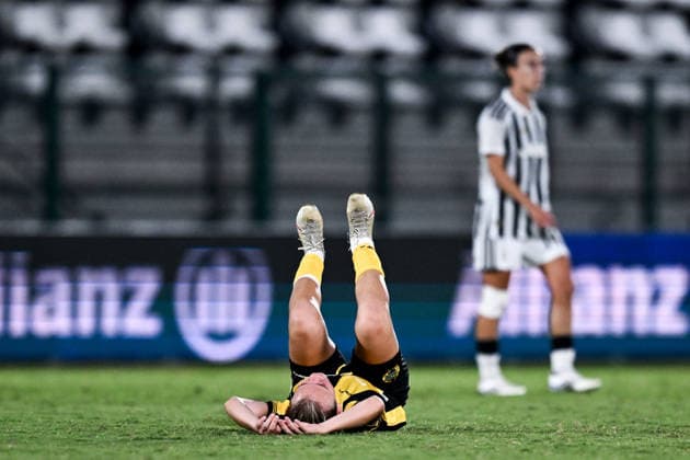 Sport Bilder des Tages #2 260808 Mari Nyhagen of Hammarby looks dejected after the Women s Champions League qualifying match between Juventus and Hammarby on August 8, 2026 in Turin. Photo: Daniele Buffa BILDBYRAN COP 18 XY0123 fotboll football soccer fotball uefa womens champions league juventus hammarby dam bbeng depp *** August 8, 2026: Mari Nyhagen of Hammarby looks dejected after the Women’s Champions League qualifying match between Juventus and Hammarby on August 8, 2026 in Turin. Photo by Daniele Buffa, BILDBYRAN COP 18 XY0123 soccer football UEFA Women’s Champions League Juventus Hammarby women’s team BBENG depp  Copyright: DANIELExBUFFA BB260808BB688