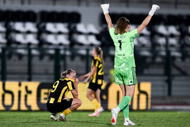 260808 Mari Nyhagen of Hammarby looks dejected after the Women s Champions League qualifying match between Juventus and Hammarby on August 8, 2026 in Turin. Photo: Daniele Buffa BILDBYRAN COP 18 XY0123 fotboll football soccer fotball uefa womens champions league juventus hammarby dam bbeng depp *** August 8, 2026: Mari Nyhagen of Hammarby looks dejected after the Women’s Champions League qualifying match between Juventus and Hammarby on August 8, 2026 in Turin. Photo by Daniele Buffa, BILDBYRAN COP 18 XY0123 soccer football UEFA Women’s Champions League Juventus Hammarby women’s team BBENG depp  Copyright: DANIELExBUFFA BB260808BB702