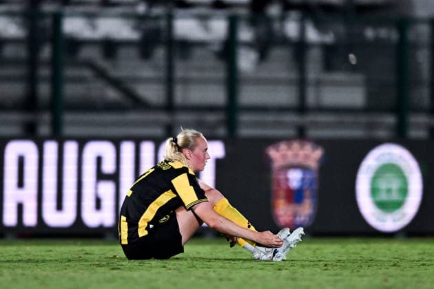 260808 Emilie Bragstad of Hammarby looks dejected after the Women s Champions League qualifying match between Juventus and Hammarby on August 8, 2026 in Turin. Photo: Daniele Buffa BILDBYRAN COP 18 XY0123 fotboll football soccer fotball uefa womens champions league juventus hammarby dam bbeng depp *** August 8, 2026: Emilie Bragstad of Hammarby looks dejected after the Women’s Champions League qualifying match between Juventus and Hammarby on August 8, 2026 in Turin. Photo by Daniele Buffa, BILDBYRAN COP 18 XY0123 soccer football UEFA Women’s Champions League Juventus Hammarby women’s team BBENG depp  Copyright: DANIELExBUFFA BB260808BB704