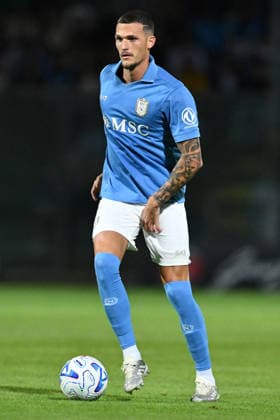 SOCCER - Friendly Match - Napoli vs. Celta Vigo Photo by IPA ABACAPRESS.COM87332400 - Rafael Marin of S.S.C. Napoli is in action during a preseason friendly match between S.S.C. Napoli and Real Club Celta de Vigo at the Teofilo Patini Stadium on August 8, 2026, in Castel di Sangro, Italy. Castel di Sangro Italy  Copyright: xIPAxSport ABACAx