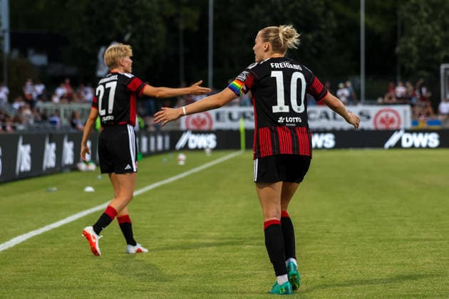 Fussball: Europa: UEFA Women s Champions League 2026 2027 - 2. Qualifikationsrunde, Finale, 08.08.2026 - Eintracht Frankfurt Frauen vs. Malmö FF Frauen - Stadion am Brentanobad (Frankfurt am Main, Deutschland); Laura Freigang (Eintracht Frankfurt Frauen, 10) Frankfurt am Main Stadion am Brentanobad Hessen Deutschland *** Soccer Europe UEFA Women s Champions League 2026–2027, Second Qualifying Round, Final, August 8, 2026 Eintracht Frankfurt Women vs. Malmö FF Women Stadion am Brentanobad Frankfurt am Main, Germany Laura Freigang Eintracht Frankfurt Women, 10 Frankfurt am Main Stadion am Brentanobad Hesse, Germany Copyright: xAmiirxAmedjouax