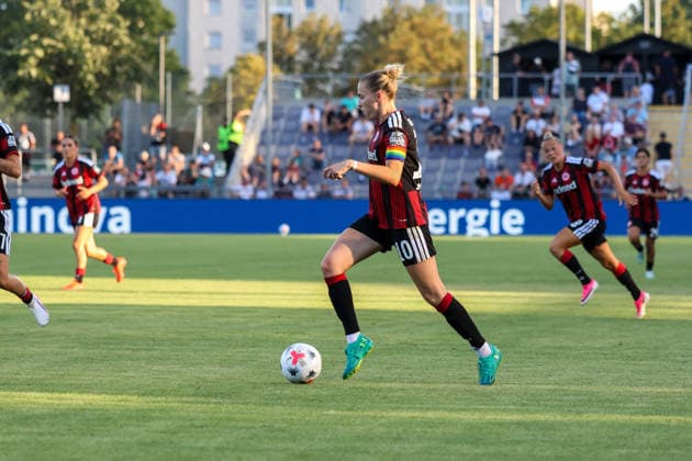 Fussball: Europa: UEFA Women s Champions League 2026 2027 - 2. Qualifikationsrunde, Finale, 08.08.2026 - Eintracht Frankfurt Frauen vs. Malmö FF Frauen - Stadion am Brentanobad (Frankfurt am Main, Deutschland); Laura Freigang (Eintracht Frankfurt Frauen, 10) Frankfurt am Main Stadion am Brentanobad Hessen Deutschland *** Soccer Europe UEFA Women s Champions League 2026–2027, Qualifying Round 2, Final, August 8, 2026 Eintracht Frankfurt Women vs. Malmö FF Women Stadion am Brentanobad, Frankfurt am Main, Germany Laura Freigang Eintracht Frankfurt Women, 10 Frankfurt am Main Stadion am Brentanobad, Hesse, Germany Copyright: xAmiirxAmedjouax