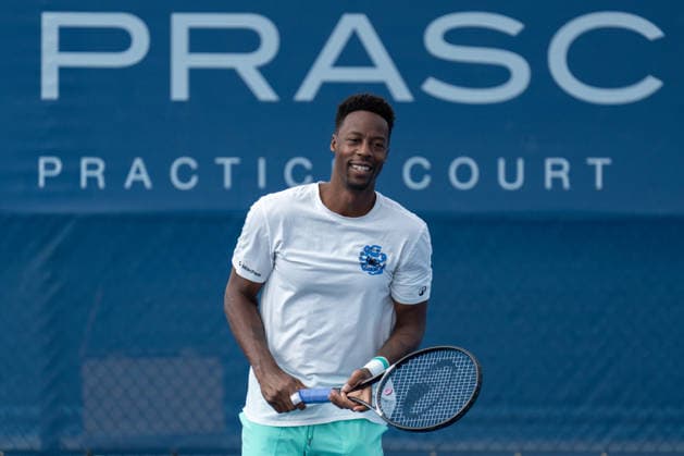 Cincinnati Open: Gael Monfils Gael Monfils is seen on the practice courts at the Cincinnati Open in Mason, Ohio, on August 8, 2028. Mason United States  Copyright: xJasonxWhitmanx originalFilename:whitman-cincinna260808_npFtM.jpg
