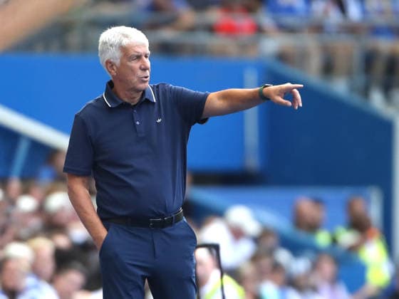 IPA87333230 - August 8, 2026: Brighton vs. AS Roma (Friendly). Sports; Soccer; & xD;Pictured: Gasperini& xD; (Photo by Gino Mancini)  Copyright: xGinoxMancini IPAxSportx xx 87333230