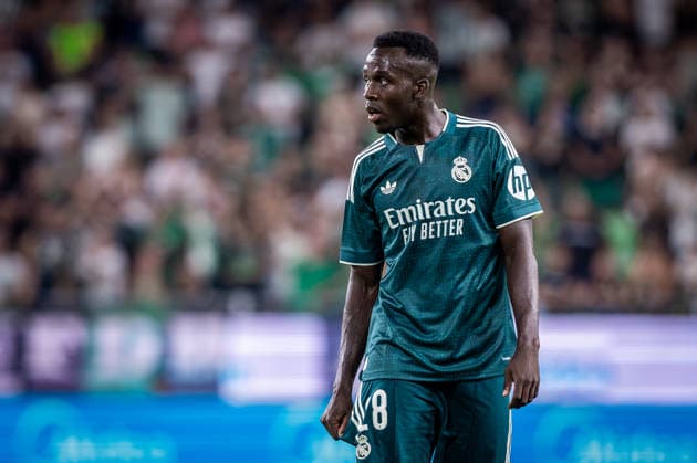 Fußball, Testspiel, Ferencvaros Budapest -Real Madrid FERENCVAROS - REAL MADRID Lamini Fati of Real during the FIFA friendly football match between Ferencvaros and Ream Madrid CF at the Ferencvaros stadium (Groupama arena). Budapest, Hungary, August 08, 2026. Photo by Branislav Racko Copyright: xx 080A0832