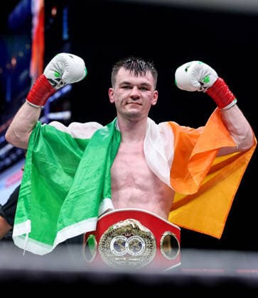 Zuffa Boxing 10, 3Arena, Dublin 8 8 2026 Aaron McKenna celebrates after the fight Aaron McKenna celebrates after the fight 8 8 2026  Copyright: xx NE1L5263