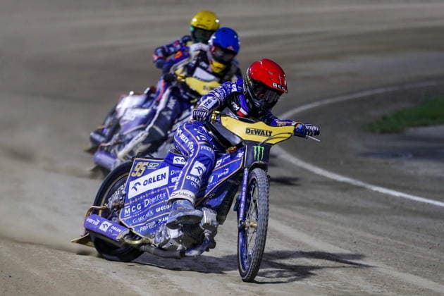 Ryga 08.08.2026. Zuzel FIM indywidualne mistrzostwa swiata na zuzlu sezon 2026 --- FIM Speedway Grand Prix season 2026 nz Bartosz Zmarzlik Fot. Kacper Staniec NEWSPIX.PL --- newspix.pl 