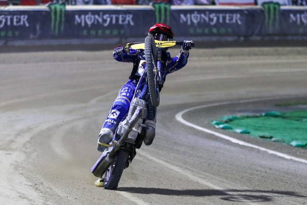 Ryga 08.08.2026. Zuzel FIM indywidualne mistrzostwa swiata na zuzlu sezon 2026 --- FIM Speedway Grand Prix season 2026 nz Bartosz Zmarzlik Fot. Kacper Staniec NEWSPIX.PL --- newspix.pl 