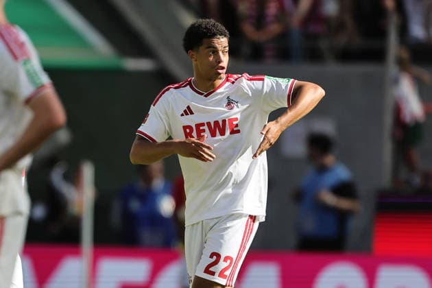 2. Testspiel, 1. FC Köln vs. Real Sociedad San Sebastian, Jahmai Simpson-Pusey (1. FC Köln), 08.08.2026, Bild: *** Local Caption *** *** Sport 2 Friendly Match, 1. FC Köln vs. Real Sociedad San Sebastián, Jahmai Simpson Pusey (1. FC Köln), August 8, 2026, Image *** Local Caption ***