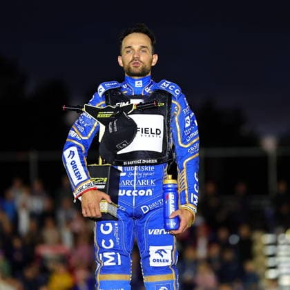 08.08.2026 RYGA (LOTWA) - BIKERNIEKI SPEEDWAY STADIUM, ZUZEL (SPEEDWAY), INDYWIDUALNE MISTRZOSTWA SWIATA (FIM SPEEDWAY World Championship, WM, Weltmeisterschaft GRAND PRIX 2026) - DEWALT FIM SPEEDWAY GRAND PRIX OF LATVIA - RIGA; RUNDA 8 NZ BARTOSZ ZMARZLIK - RADOSC WYGRANA FOTO PAWEL WILCZYNSKI CYFRASPORT NEWSPIX.PL --- newspix.pl 