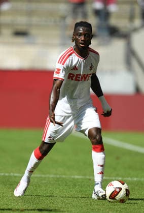 08.08.2026, xophax, Fussball 1.Bundesliga, 1.FC Koeln Testspiel im Rhein Energie Stadion in Köln . 1.FC Köln gegen Real Sociedad San Sebastian. Gideon Mensah ( 1.FC Köln ). Köln Cologne *** August 8, 2026, xophax, Soccer, Bundesliga 1, 1. FC Köln Friendly Match at Rhein Energie Stadium in Cologne: 1. FC Köln vs. Real Sociedad San Sebastián, Gideon Mensah, 1. FC Köln, Cologne