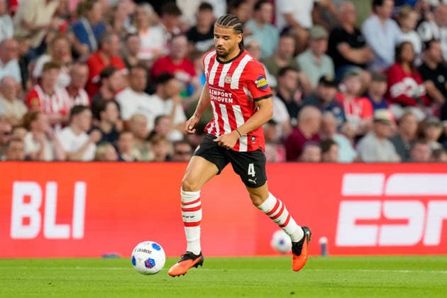 Armando Obispo (PSV Eindhoven) controls the ball during the Eredivisie 2026 27 match between PSV and Fortuna Sittard at Philips Stadion on August 8, 2026 in Eindhoven, Netherlands. (Photo by Alex Gottschalk DeFodi Images) - *** Armando Obispo of PSV Eindhoven controls the ball during the 2026–27 Eredivisie match between PSV and Fortuna Sittard at Philips Stadion on August 8, 2026, in Eindhoven, Netherlands. Photo by Alex Gottschalk, DeFodi Images