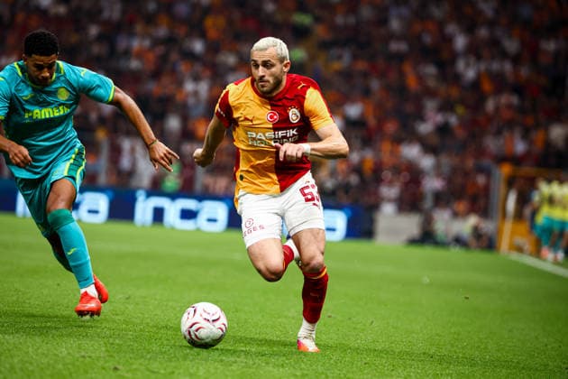 Galatasaray vs Villarreal CF friendly match Baris Alper Yilmaz of Galatasaray in action during the match. Galatasaray and Villarreal CF faced each other during friendly match. The match took place Ali Sami Yen Rams Park Stadium on August 8th, 2026. Istanbul Istanbul Turkey Copyright: xBurakxBasturkx